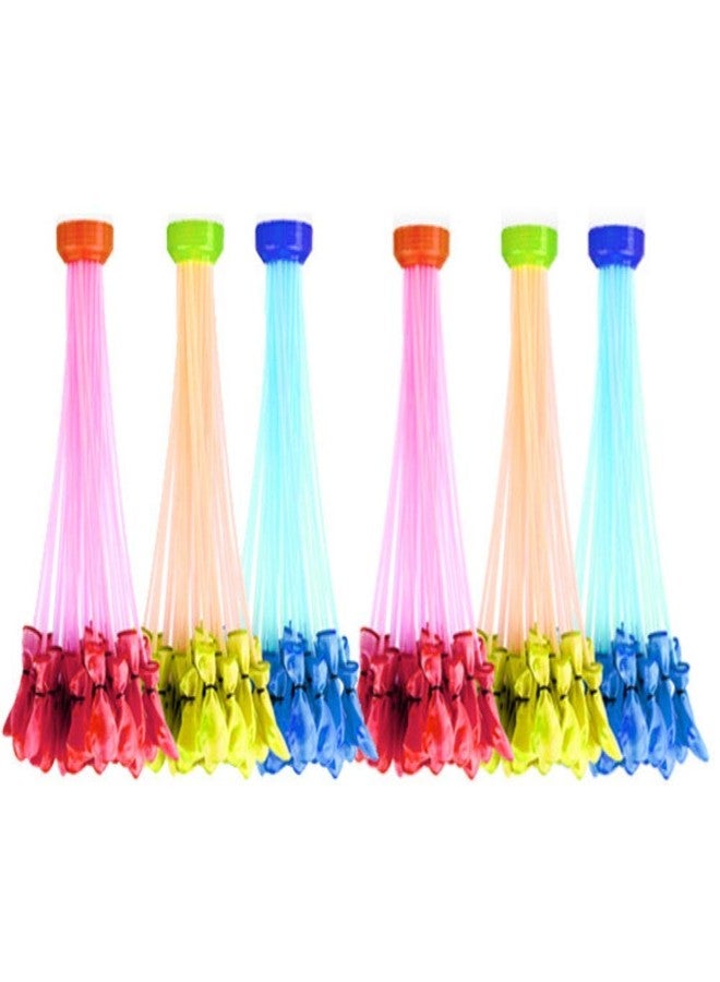 oramsa self sealing Holi Multcolor Magic Water Balloon - Great Holi Festival And Outdoor Water Sports Fun Fill & Tie the Whole Bunch in Just 60 Sec. (6 Bunch with 37 each ie 222) - Image 2